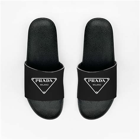 prada mens flip flops|prada designer slides.